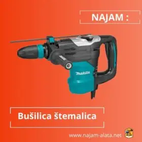 Najam velika SDS MAX štemalica bušilica Makita za beton