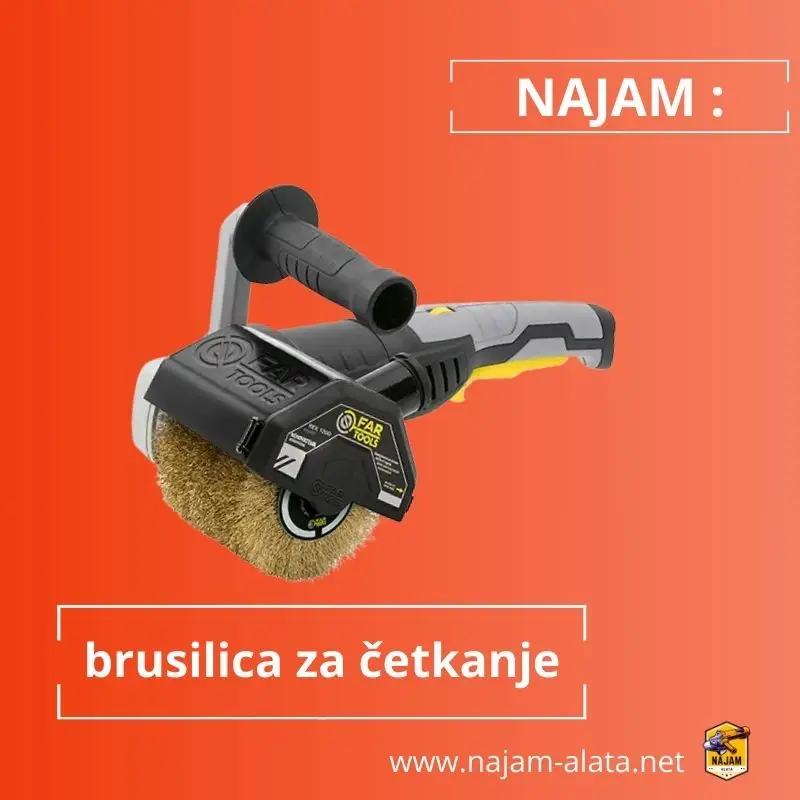 Brusilica za četkanje najam